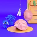New Pet Toy Hedgehog Cat Corner Tickler Mint
