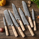 Damascus Steel Hand Kitchen Knife