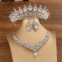 Bridal Crown Wedding Alloy Diamond Fashion Elegant Headdress