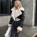 Women's Short Lapel Long Sleeve Slim Fashion Personality