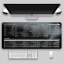Shortcut Key Mouse Pad Oversized Thickened Desk Keyboard