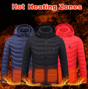 New Heated Jacket Coat USB Electric Cotton Heater