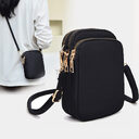 Small Shoulder Bags 3 Layers Of Pockets Mobile