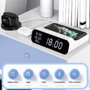 15W Three-in-one Wireless Charger Temperature Tester Multi Alarm