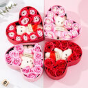 Heart-shaped Rose Red Gift Box New Year Christmas