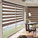 Soft Gauze Curtain Semi-Shading Rolling Roll-Up Electric Zebra