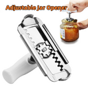 Adjustable Jar Opener Stainless Steel Lids Off Bottle