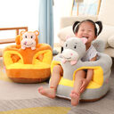 Cute Anti-rollover Baby Learns To Sit On Sofa