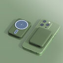 Magnetic Suction Charging Bank Wireless Mobile Power Supply
