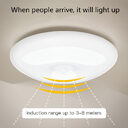Human Induction Ceiling Lamp Infrared Garage Cloakroom Balcony