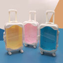 Children's Simple Cartoon Mini Suitcase Shape Storage Box