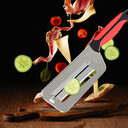 Onion Knife Double Slice Blade Cabbage Slicer Vegetable