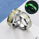 Heart-shaped Rings Luminous At Night Lovers Ring Valentine's