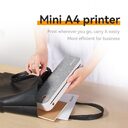 Mini A4 Printer Household Small Portable Ink-free Error
