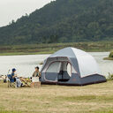 Outdoor Tent Quick Build Glass Pole Waterproof Shading