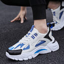 White Sneakers Men Non Slip Walking Running Shoes