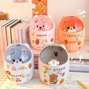 Desktop Trash Can Desk Organizer Bucket Office Mini