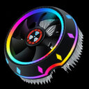 Silent RGB LED Air CPU Cooler Fan Desktop