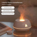 Flame Humidifier Aromatherapy Diffuser 7 Colors Light Home