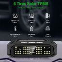 Solar External Tire Pressure Monitor 6 RV Trucks