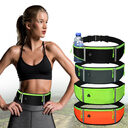 Sports Waist Bag With Pocket Light Slim Zip