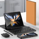 Wireless Keyboard Folding Leather Case Mobile Phone Creative