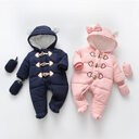 Baby Onesie Horn Buckle Hayi Crawling Suit Clothes
