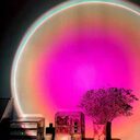 Rechargeable Rainbow Projection Lamp Sunset Atmosphere