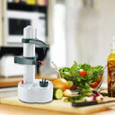 Kitchen Electric Potato Peeler Stainless Steel Automatic Rotating