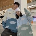 Sweater Cute Cartoon Cloud Thread Clothes For Men