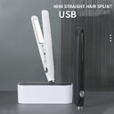 Usb Interface Mini Hair Curler And Straightener Dual-use