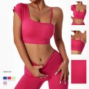 Yoga Suit Women's Running And Cycling Wear Off-shoulder