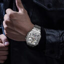 Strap Double Row Armor One Piece Case Stainless