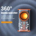 K07 Transparent Mecha Wireless Bluetooth Speaker Sound Light