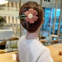 Large Cloth Flower Hairpin Hair Curling