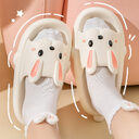 Cute Rabbit Slippers For Kids Women Summer Home