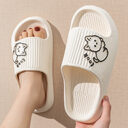 Cute Cat Slippers Summer Women Home Shoes Bath
