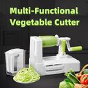 Kitchen Hand-operated Multi-Functional Vegetable Cutter Rust Resistant Practical