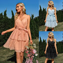 New Casual Solid Color V-neck Waist Strap Suspender
