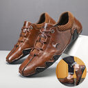 Men Sneakers Fashion Lace-up Flats Shoes