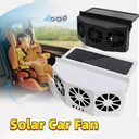 Car Fan Solar Window Sun Powered Auto Air
