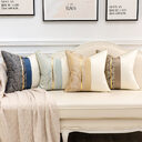 Home Fashion Splicing Pillow Cover Model Room Decoration