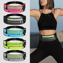 Double Zippers Waist Bags Waterproof Sports Running Fanny