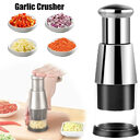 Garlic Crusher Onion Chopper Multipeler Vegetables Manual Press