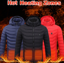 New Heated Jacket Coat USB Electric Cotton Heater