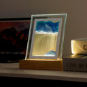 Sandscape Light Moving Hourglass USB LED Desk Table