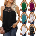 Womens Tank Tops Loose Fit Summer Lace Halter