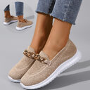 Chain Flats Shoes Women Mesh Sports Walking