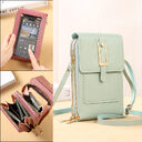 Women's Crossbody Shoulder Bag Transparent Multifunctional Touch Screen
