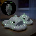 Shark Slippers With Starry Night Light Design Bathroom